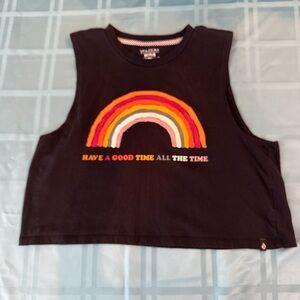 Volcom Kids Black Rainbow Tank Top